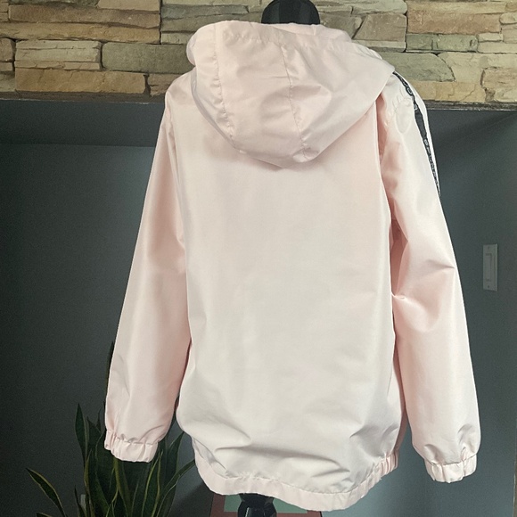 SPYDER Hoodie Windbreaker Lightweight Jacket Outdoor Athletic Pink Black XL - Picture 6 of 11